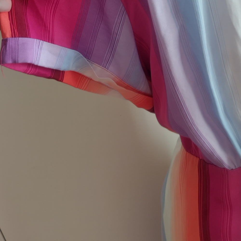Multicolor Striped Button-Down Dress - Picture 3 of 6